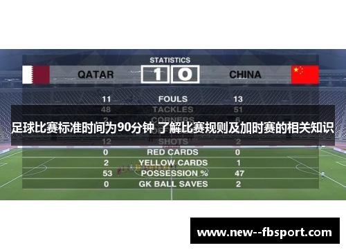 足球比赛标准时间为90分钟 了解比赛规则及加时赛的相关知识